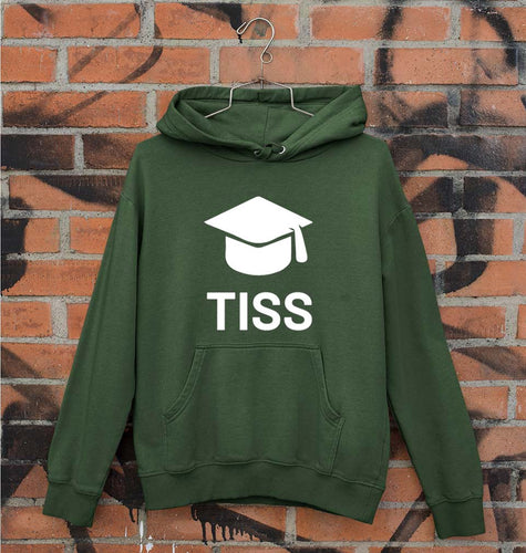Tata Institute of Social Sciences (TISS) Unisex Hoodie for Men/Women-Dark Green-Ektarfa.online