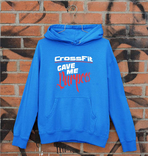 CrossFit Gym Burpees Unisex Hoodie for Men/Women-Royal Blue-Ektarfa.online