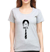Load image into Gallery viewer, Dwight Schrute T-Shirt for Women-Grey Melange-Ektarfa.online
