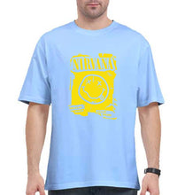 Load image into Gallery viewer, Nirvana Oversized T-Shirt for Men-Baby Blue-Ektarfa.online

