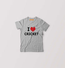 Load image into Gallery viewer, Love Cricket Kids T-Shirt for Boy/Girl-Grey-Ektarfa.online
