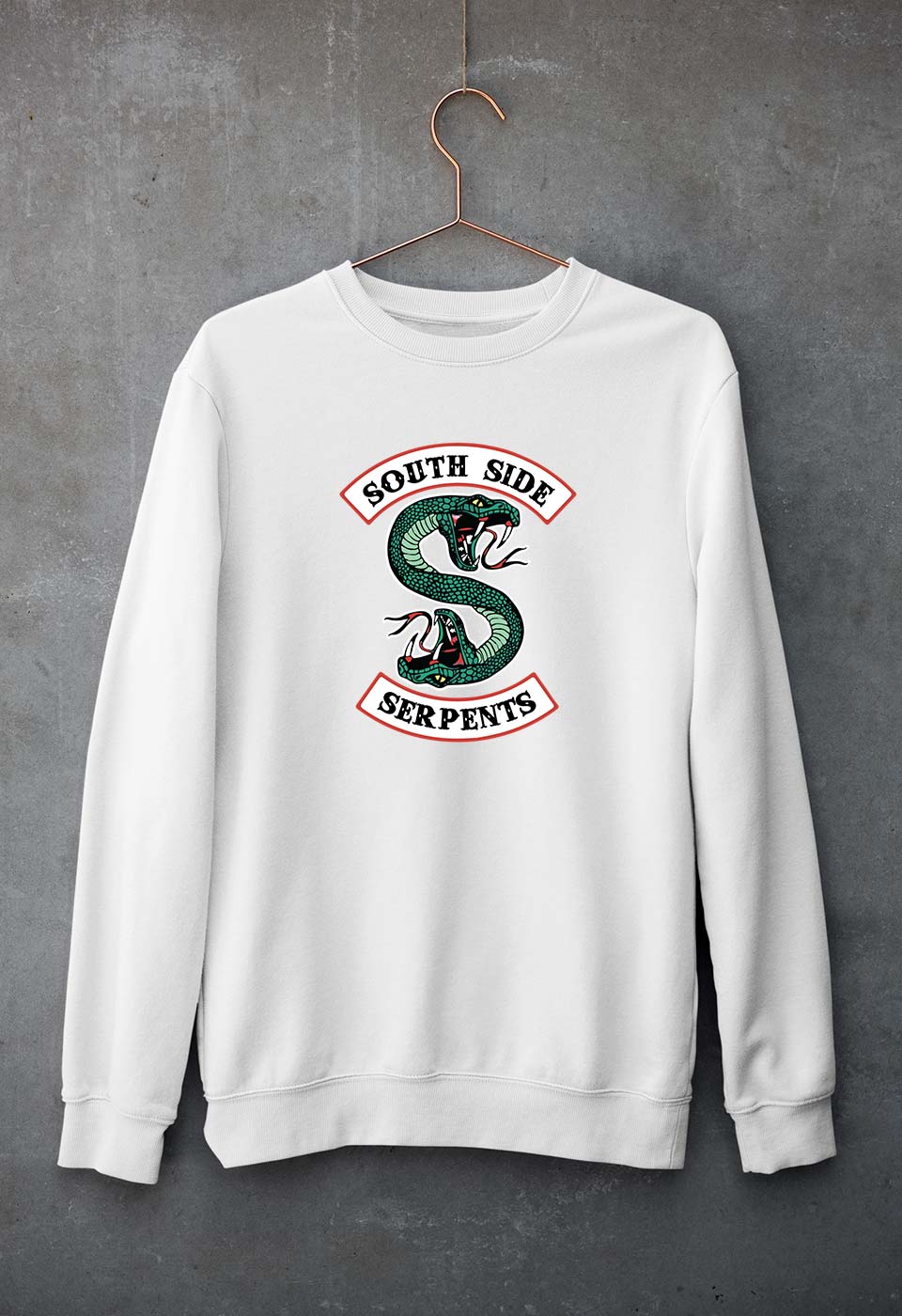south side serpents riverdale Unisex Sweatshirt for Men/Women-White-Ektarfa.online