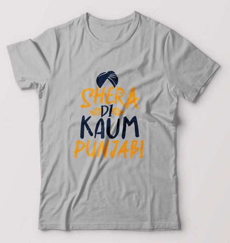 Punjabi T-Shirt for Men-Grey Melange-Ektarfa.online
