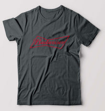 Load image into Gallery viewer, Budweiser T-Shirt for Men-Steel grey-Ektarfa.online
