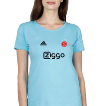 Load image into Gallery viewer, Ajax 2021-22 T-Shirt for Women-SkyBlue-Ektarfa.online
