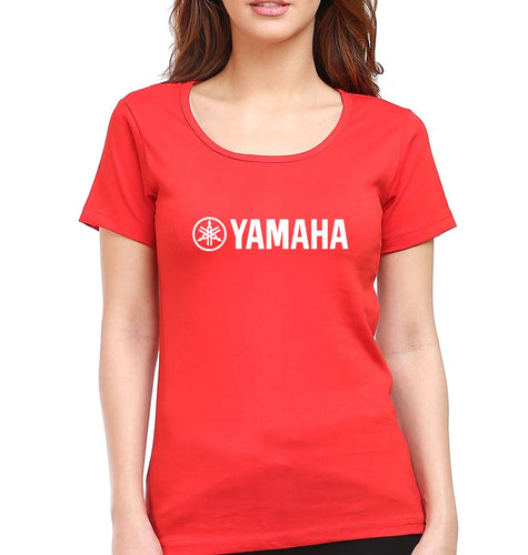 Yamaha T-Shirt for Women-Red-Ektarfa.online