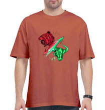 Load image into Gallery viewer, Share Market(Stock Market) Oversized T-Shirt for Men-Coral-Ektarfa.online
