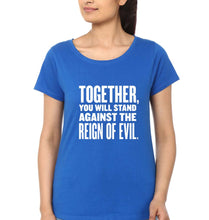 Load image into Gallery viewer, Reign-of-evil T-Shirt for Women-Royal Blue-Ektarfa.online
