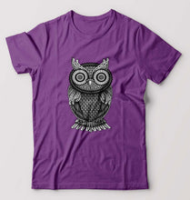 Load image into Gallery viewer, Owl T-Shirt for Men-Purpul-Ektarfa.online
