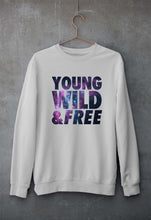 Load image into Gallery viewer, Young Wild Free Unisex Sweatshirt for Men/Women-Grey Melange-Ektarfa.online
