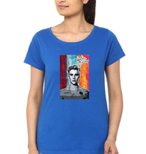 Load image into Gallery viewer, Justin Bieber T-Shirt for Women-Royal Blue-Ektarfa.online
