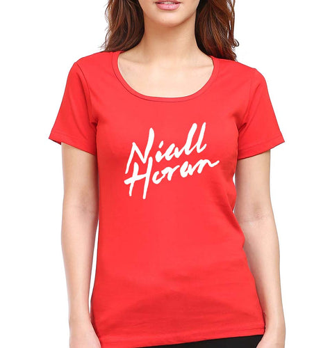 Niall Horan T-Shirt for Women-Red-Ektarfa.online