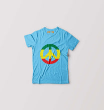 Load image into Gallery viewer, Bob Marley Peace Kids T-Shirt for Boy/Girl-Light blue-Ektarfa.online
