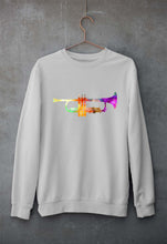 Load image into Gallery viewer, Trumpet Unisex Sweatshirt for Men/Women-Grey Melange-Ektarfa.online
