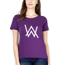 Load image into Gallery viewer, Alan Walker T-Shirt for Women-Purple-Ektarfa.online
