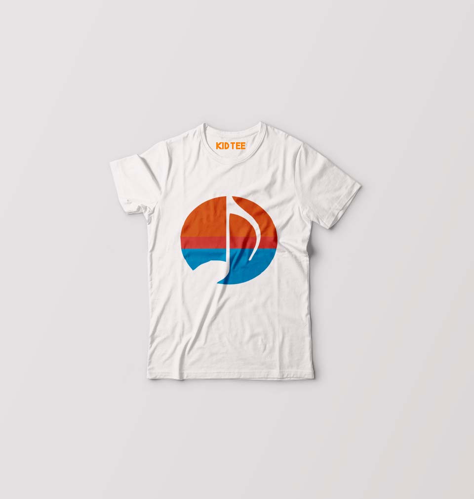 Music Node Kids T-Shirt for Boy/Girl-White-Ektarfa.online