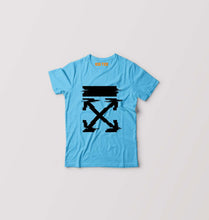 Load image into Gallery viewer, Off White Tee Kids T-Shirt for Boy/Girl-Light Blue-Ektarfa.online
