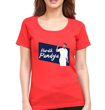 Load image into Gallery viewer, Hardik Pandya T-Shirt for Women-Red-Ektarfa.online
