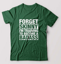 Load image into Gallery viewer, Gym T-Shirt for Men-Bottle Green-Ektarfa.online
