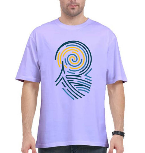 Vincent van Gogh Oversized T-Shirt for Men-Lavender-Ektarfa.online