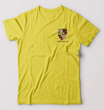 Load image into Gallery viewer, Porsche Pocket Logo T-Shirt for Men-Yellow-Ektarfa.online
