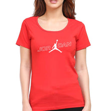 Load image into Gallery viewer, Michael Jordan T-Shirt for Women-Red-Ektarfa.online
