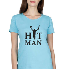 Load image into Gallery viewer, Rohit Sharma T-Shirt for Women-Light Blue-Ektarfa.online
