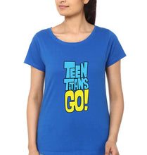 Load image into Gallery viewer, Teen Titans Go! T-Shirt for Women-Royal Blue-Ektarfa.online
