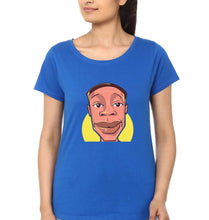 Load image into Gallery viewer, Khaby Lame T-Shirt for Women-Royal Blue-Ektarfa.online
