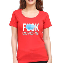 Load image into Gallery viewer, Covid 19 T-Shirt for Women-Red-Ektarfa.online
