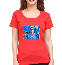 Load image into Gallery viewer, Erling Haaland T-Shirt for Women-Red-Ektarfa.online
