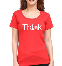 Load image into Gallery viewer, Chess Think T-Shirt for Women-Red-Ektarfa.online
