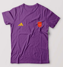Load image into Gallery viewer, Spain Football T-Shirt for Men-Purple-Ektarfa.online
