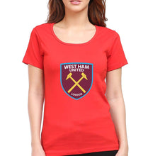 Load image into Gallery viewer, West-Ham T-Shirt for Women-Red-Ektarfa.online

