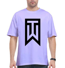 Load image into Gallery viewer, Tiger Woods Golf Oversized T-Shirt for Men-Lavender-Ektarfa.online
