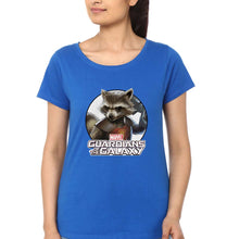 Load image into Gallery viewer, Rocket Raccoon T-Shirt for Women-Royal Blue-Ektarfa.online

