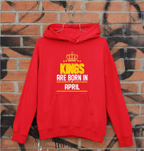 Load image into Gallery viewer, Kings Are Born In April Unisex Hoodie for Men/Women-Red-Ektarfa.online
