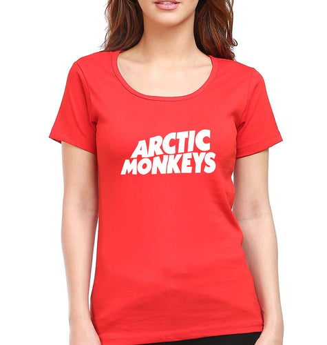 Arctic Monkeys T-Shirt for Women-Red-Ektarfa.online