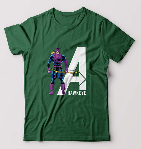 Hawkeye T-Shirt for Men-Bottle Green-Ektarfa.online