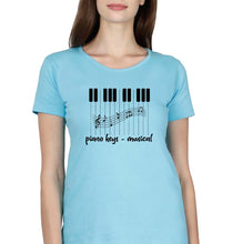 Load image into Gallery viewer, Piano T-Shirt for Women-Ektarfa.online

