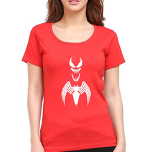 Load image into Gallery viewer, Venom Spiderman Superhero T-Shirt for Women-Red-Ektarfa.online

