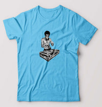 Load image into Gallery viewer, DJ Bruce Lee T-Shirt for Men-Light blue-Ektarfa.online

