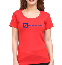 Load image into Gallery viewer, Deutsche Bank T-Shirt for Women-Red-Ektarfa.online
