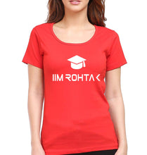 Load image into Gallery viewer, IIM Rohtak T-Shirt for Women-Red-Ektarfa.online
