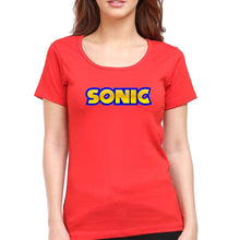 Load image into Gallery viewer, Sonic T-Shirt for Women-Red-Ektarfa.online
