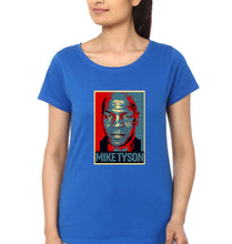 Load image into Gallery viewer, Mike Tyson T-Shirt for Women-Royal Blue-Ektarfa.online
