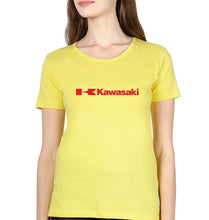 Load image into Gallery viewer, Kawasaki T-Shirt for Women-Yellow-Ektarfa.online
