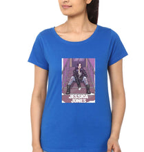 Load image into Gallery viewer, Jessica Jones T-Shirt for Women-Royal Blue-Ektarfa.online
