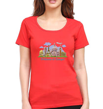Load image into Gallery viewer, Welcome to Europe T-Shirt for Women-Red-Ektarfa.online
