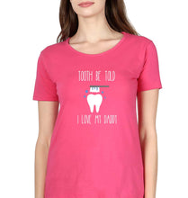 Load image into Gallery viewer, Love Daddy T-Shirt for Women-Pink-Ektarfa.online
